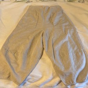 Wide leg casual pants.